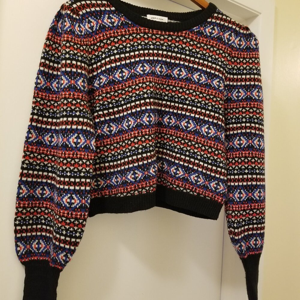 Stitch and Pine Cropped Sweater